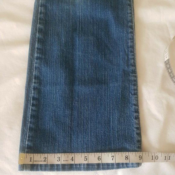 L.L Bean Jeans Womens Size 10 Regular Blue Denim Straight Pockets Mid Ri… - Picture 12 of 12
